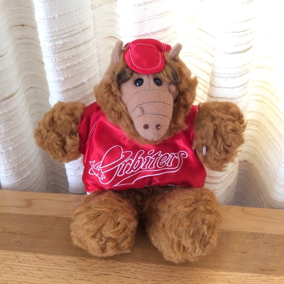 Vintage 80s ALF Orbiters Plush 10" Hand Puppet